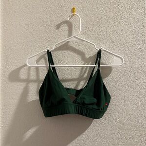 TRIANGLE ADJUSTABLE WOMENS SPORTS BRA - FOREST